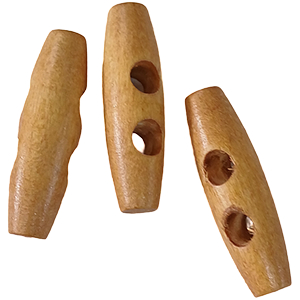 78772  Wooden Buttons ,For Jewellery 40X11mm/2Pcs/ Natural Color,   ,Material ,Christmas, (30 0) ()