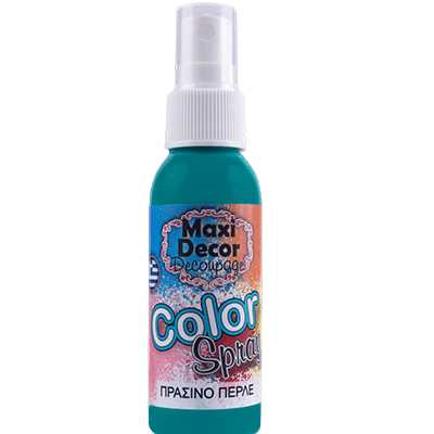 79689 Decoupage maxi décor color spray, ,50ml/1pcs ,green pearl (1 0)