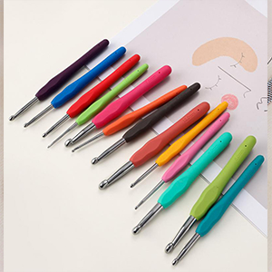 80663 Crochet Hooks/Needles  For Sewing 14X4mm/1Pcs/   MultiColor, Ergonomic  ,Material Aluminum,, (18 8) ()