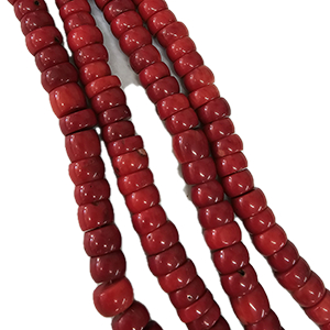81626 Coral Rondelle Beads ,For Jewellery 10X5mm/60Pcs/ Red Color,   ,Material ,,Beads (16 6) ()
