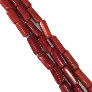81628 Coral (Sea Bamboo) tubes ,For Jewellery 10X5mm/60Pcs/ Red Color,   ,Material ,,Beads (18 13) ()