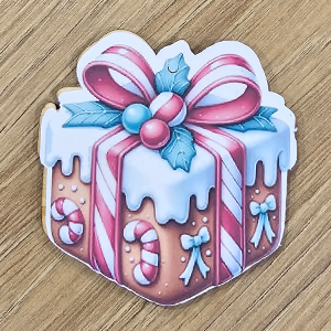 81778 Ξύλινες Φιγούρες με αυτοκόλλητο Για Διακόσμηση 66X62mm/1Τεμ. Πολύχρωμο, ,Συνθεση Plywood,Χριστουγιεννιάτικα,Κρεμαστά (1 0) (0gr) ()