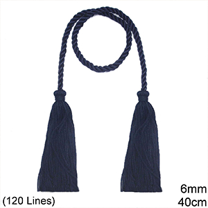 81904  CHRISTMAS TWIN TASSELS  FOR CHARMS/DECORATION 40CM//1PCS/   BLUE COLOR, RAYON  ,MATERIAL RAYON,CHRISTMAS, (1 0) ()
