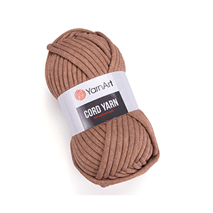 82635 Yarn Art Cord Yarn 40% cotton 60% Polyester Πλέκετε με βελονάκι 15mm  Για Μαξιλάρια, χαλιά Καλάθια 250gr/~73Μέτρ. 788-Καμελό,   ,Συνθεση Πολυεστέρας, (12 0) (0gr) ()