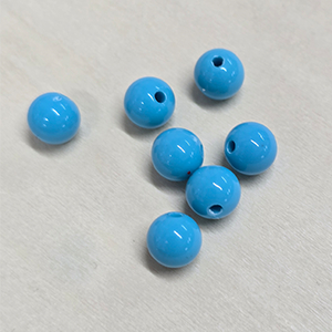 82729 Ακρυλικές Χάντρες στρόγγυλες μπίλια Για κόσμημα 8mm/~30γρ. Γαλάζιο Χρώμα, ,Συνθεση Ακρυλικό,Χάντρα (34 10) (0gr) ()