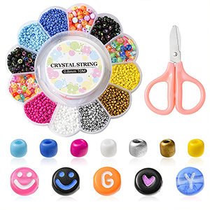 83264 Diy Jewellry kits With plastic Beads FOR JEWELLERY 6X1mm/1Set/ MULTICOLOR, ,Material , (0 0) ()
