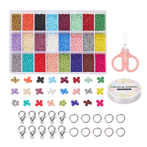 83303 DIY JEWELLRY KITS WITH PLASTIC BEADS ,FOR JEWELLERY 6X1MM/1SET/ MULTICOLOR, ,MATERIAL ,, (0 0) ()