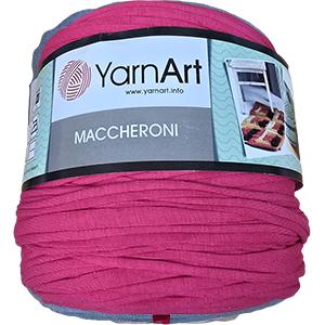 83331 ΝΗΜΑ YARNART MACCHERONI  ΓΙΑ ΡΑΨΙΜΟ 600 ( +- 100gr)//1Κουβάρι   ΦΟΥΞΙΑ ΧΡΩΜΑ,   ,ΣΥΝΘΕΣΗ , (5 4) (0gr) ()