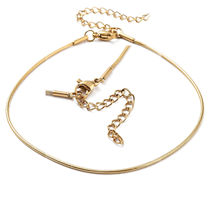 83436 ΑΤΣΑΛΙΝΑ ΒΡΑΧΙΟΛΑΚΙΑ LINK CHAIN  ΓΙΑ ΚΟΣΜΗΜΑ 23cm//1ΤΕΜ.   18K ΕΠΙΧΡΥΣΟ ΧΡΩΜΑ,   ,ΣΥΝΘΕΣΗ , (4 2) (10gr) ()