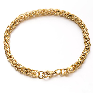 83479 ΑΤΣΑΛΙΝΑ ΒΡΑΧΙΟΛΑΚΙΑ LINK CHAIN  ΓΙΑ ΚΟΣΜΗΜΑ 21cm//1ΤΕΜ.   ΕΠΙΧΡΥΣΟ ΧΡΩΜΑ,   ,ΣΥΝΘΕΣΗ , (2 0) (0gr) ()