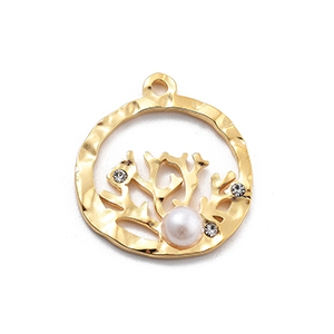 83692 Stainless Steel Charms ‘, Sea Shell’ For Jewellery 23X20mm/1Pcs/   18k GOLD PLATED,   ,Material Ανοξείδωτο Ατσάλι 304,Summer,Charms (3 0) ()