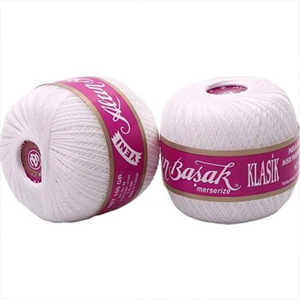 83713 Altin Basak Klasik ΜΕΡΣΕΡΙΖΕ ΔΑΝΤΕΛΟΝΗΜΑ  ΓΙΑ ΚΕΝΤΗΜΑ 100gr/No 40//1ΚΑΡΟΥΛΙ   ΛΕΥΚΟ ΧΡΩΜΑ, ΒΑΜΒΑΚΕΡΑ  ,ΣΥΝΘΕΣΗ ,4 ΕΠΟΧΩΝ, (4 4) (0gr) ()