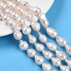 83934 Fresh Water Keshi Pearl Beads  For Jewellery 15X10mm/1Pcs/   Natural Color,   ,Material ,,Beads (11 6) ()