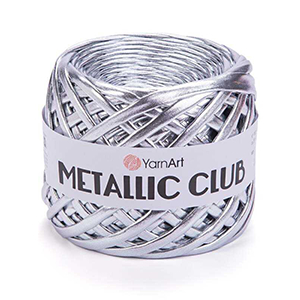 84103 Yarn Art Metallic Club ,For Handbags 180gr/55Meters/ 8102-Metallic, 100% Polyester  ,Material ,,Crhochet Needles 6.5,Needles 6 (4 0) ()