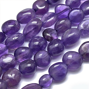 84237 Natural Stone Amethyst Nuggets ,For Jewellery 13mm/45Pcs/ Lilac Color,   ,Material Semi Precious Stones,,Beads (1 1) ()