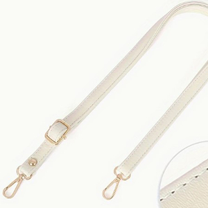 84364 Pu leather handbag handles ,for handbags 121cm//1pcs/ beige/golden color, ,material ,, (1 0)