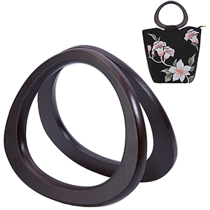 84746 Plastic Handbag Handles  For Handbags 13X15cm/2Pcs/   Black Color,   ,Material ,, (5 0) ()