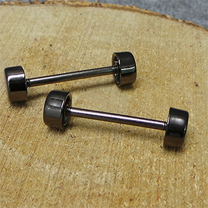 84753 HANDBAG SCREWS  FOR HANDBAGS 42MM//1PCS/   BLACK NICKEL COLOR,   ,MATERIAL ,, (75 20) ()