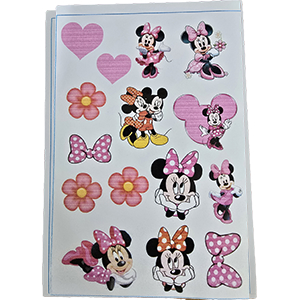 84899 Αυτοκόλλητα ‘Minnie Mouse – Καλό πάσχα’ Για Διακόσμηση 18X13cm/16Τεμ.   Πολύχρωμο,   ,Συνθεση , (1 1) (0gr) ()