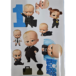 84902 Αυτοκόλλητα ‘Baby Boss’ Για Διακόσμηση 18X13cm/11Τεμ.   Πολύχρωμο,   ,Συνθεση , (1 1) (0gr) ()