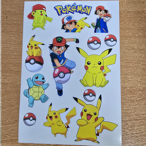 85095 Αυτοκόλλητα ‘Pokemon’ Για Διακόσμηση 18X13cm/11Τεμ.   Πολύχρωμο,   ,Συνθεση , (2 2) (0gr) ()