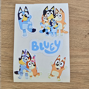 85123 Αυτοκόλλητα ‘bluey’ Για Διακόσμηση 18X13cm/11Τεμ.   Πολύχρωμο,   ,Συνθεση , (2 1) (0gr) ()