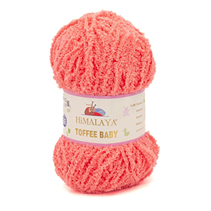 85228  Baby Yarn Himalaya Toffee Baby  For Blankets,Scarves,Cardigans 50gr/135Meters/  (Himalaya) 78108-Peach, Micropolyester  ,Material 100% Polyester,All Seasons,Crhochet Needles  5-6 (10 0) ()
