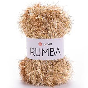 85237 Yarn Art Rumba  For Knitting 140gr/224Meters/   104-Gold, 80% Polyester 20% Metallic  ,Material 100% Polyester,All Seasons,Crhochet Needles  5-6 (5 5) ()