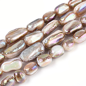85309 Natural Shell Beads irregular shape  For Jewellery 10X5mm/50Pcs/   Natural Color,   ,Material ,Beads (9 0) ()