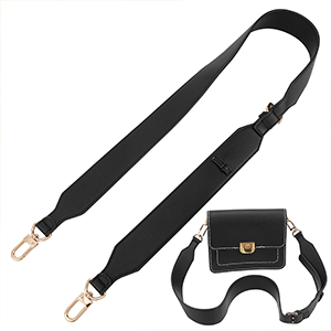 85343 Pu Leather Handbag Handles With Hooks  For Handbags 125cm//1Pcs/   Black Color,   ,Material , (2 0) ()
