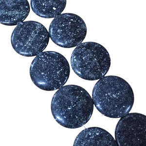 85347 Φυσικό Αχάτης Στρόγγυλο πλακέ Για κόσμημα 40mm//10Τεμ. Γκρίζο Χρώμα, ,Συνθεση ,Χάντρα (13 0) (gr) ()