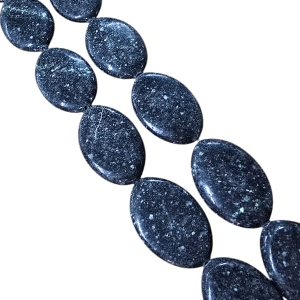 85348 Ημιπολύτιμοι Λίθοι Οβάλ Για κόσμημα 40X26mm/10Τεμ. Γκρίζο Χρώμα, ,Συνθεση ,Χάντρα (7 3) (0gr) ()