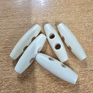 85367  Wooden Buttons  For Jewellery 40X11mm/2Pcs/   Beige Color,   ,Material ,Christmas, (30 0) ()