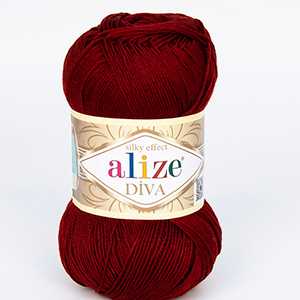 85399 Alize Diva Yarn  For Clothing,Swuim Swimsuits 100gr/350Meters/  (Alize) 538-Brown, Acrylic  ,Material 100% Acrylic,Spring,Summer,Crhochet Needles 1-3,Needles 2,5-3,5 (15 5) ()