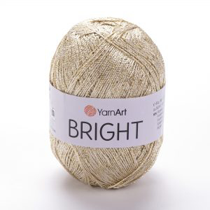 85406 Yarnart Bright  Metallic Lace  For Blouses,Shawls 90gr//1Spool/   101-1080, 80% Polyamide 20% Metallic  ,Material ,, (16 0) ()