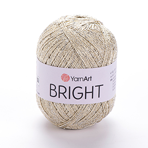 85407 Yarnart Bright  Metallic Lace  For Blouses,Shawls 90gr//1Spool/   121-1024, 80% Polyamide 20% Metallic  ,Material ,, (18 0) ()
