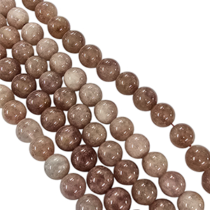 85432 Natural Rhodonite Round Beads  For Jewellery 12mm/34Pcs/   Brown Color,   ,Material Semi Precious Stones,,Beads (4 0) ()