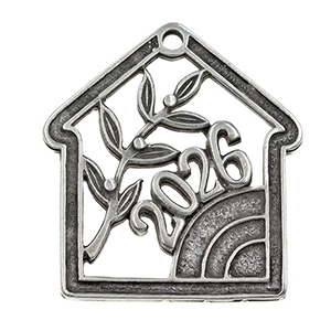 85435 Metal Lucky Charms  Lucky Charms 40X36mm/1Pcs/   Antique Color,   ,Material ,Christmas,Charms (3 0) ()