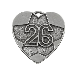 85445 Metal Lucky Charms  Lucky Charms 32X31mm/1Pcs/   Silver Plated Color,   ,Material ,, (3 0) ()