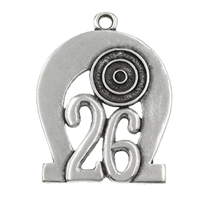 85474 Metal Horse Shoe  Lucky Charms 42X32mm/1Pcs/   Antique Color,   ,Material ,,Charms (3 2) ()
