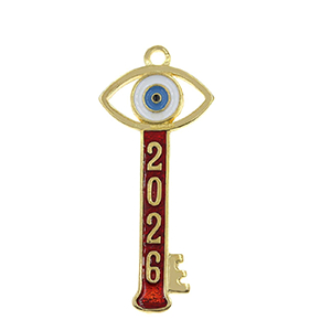 85479 Metal Keys  For Charms/Decoration 52mm//1Pcs/   Gold Plated,   ,Material Alloy,Christmas,Charms (5 0) ()