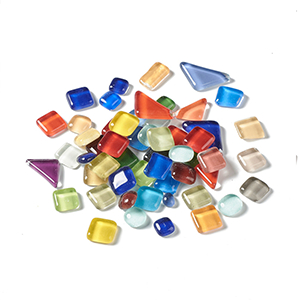 85487  Glass Mosaic  For Decoration 10X15mm/150gr/   MultiColor, Flat  ,Material ,, (13 0) ()