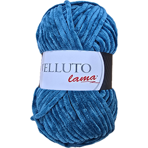 85511  LAMA Yarn Velluto  For Baby Dolls 100gr/120Meters/  (Lama) Petrol Color, Polyester/velvet  ,Material 100% Polyester,All Seasons, (13 0) ()