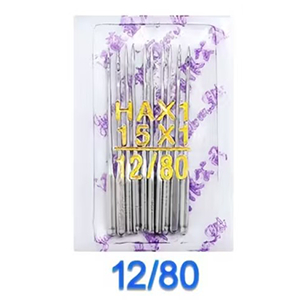 85516 Steel Sewing machine needles  For Sewing 37mm//10Pcs/DBX1 12/80   Steel color, Singer Compatible  ,Material Ανοξείδωτο Ατσάλι 304,, (6 0) ()