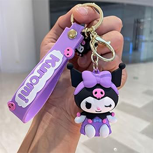 85530 Keychains ‘ ‘, Kuromi’ For Decoration 70mm//1Pcs/   MultiColor,   ,Material , (4 0) ()