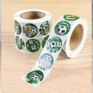 85531 Soccer stickers  For Decoration 25mm/500Pcs/   MultiColor,   ,Material ,, (1 0) ()