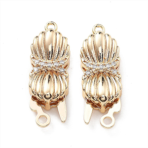 85581 ΟΡΕΙΧΑΛΚΙΝΑ ΚΟΥΜΠΩΜΑΤΑ ΑΣΦΑΛΕΙΑΣ  ΓΙΑ ΚΟΣΜΗΜΑ/ΜΑΡΓΑΡΙΤΑΡΙΑ 23X7mm/1Τεμ.  (18K) ΕΠΙΧΡΥΣΟ ΧΡΩΜΑ, ΜΕ ΓΛΩΣΣΑ  ,ΣΥΝΘΕΣΗ ΟΡΕΙΧΑΛΚΟΣ, (10 0) (0gr) ()