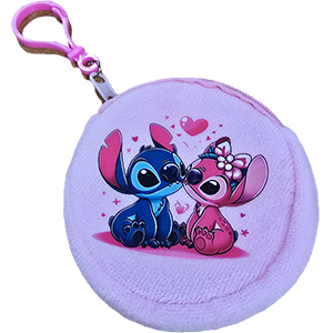 85585 Keychain Purse ‘, Stitch’ For Decoration 90mm//1Pcs/   Pink Color,   ,Material ,, (1 0) ()