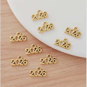 85597 Metal Lucky Charms  For Charms/Decoration 13X20mm/10Pcs/   Gold Plated,   ,Material Alloy,Christmas,Charms (40 0) ()