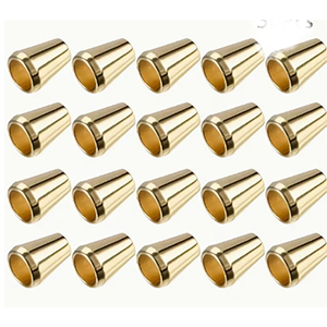 85601 METAL LEATHER ENDS   14X12MM/2PCS//Ø5MM   GOLDEN COLOR,   ,MATERIAL ,, (22 0) ()